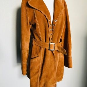 Vintage Suede Coat M/L